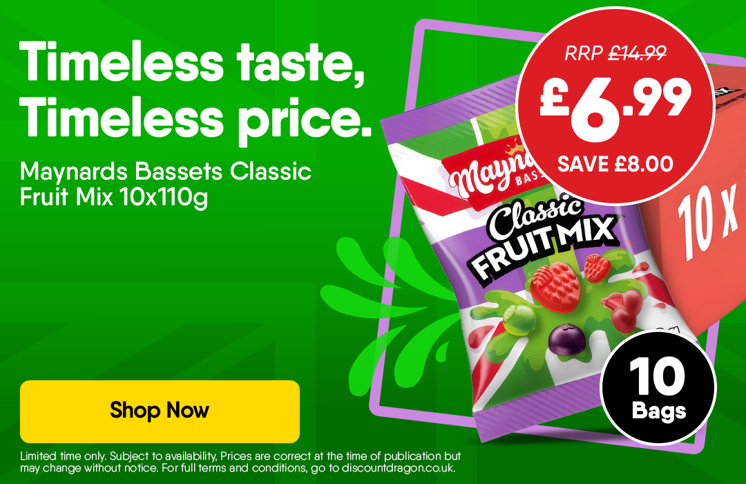 Maynards Bassetts Classic Fruit Mix 10 x 110g