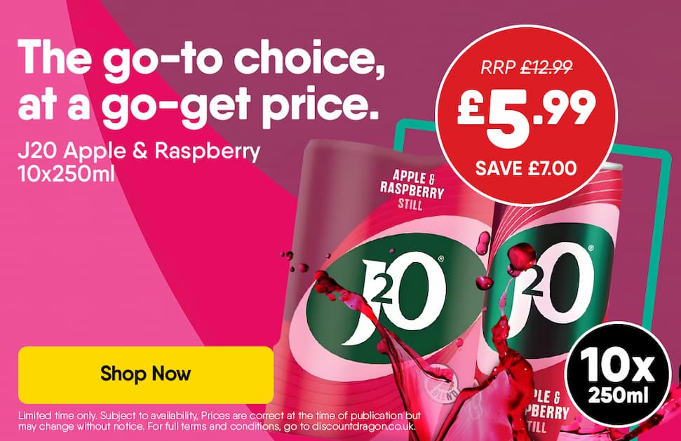 10 x 250ml J20 - 5.99