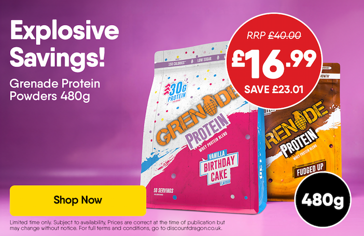 £23 off Grenade Protein Powders 