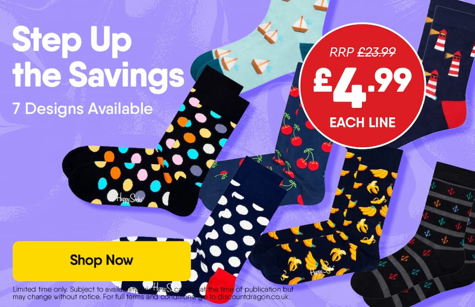 Happy Socks - 7 Designs Available