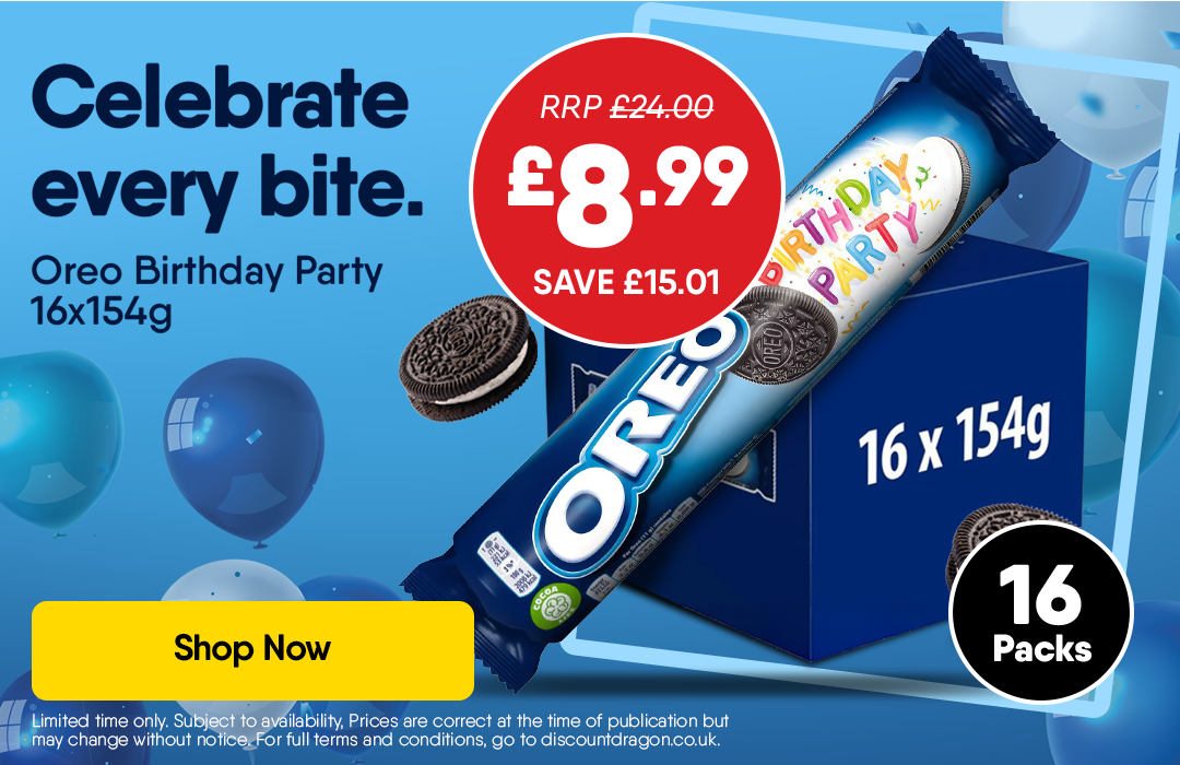 Oreo Birthday Party 16x154g