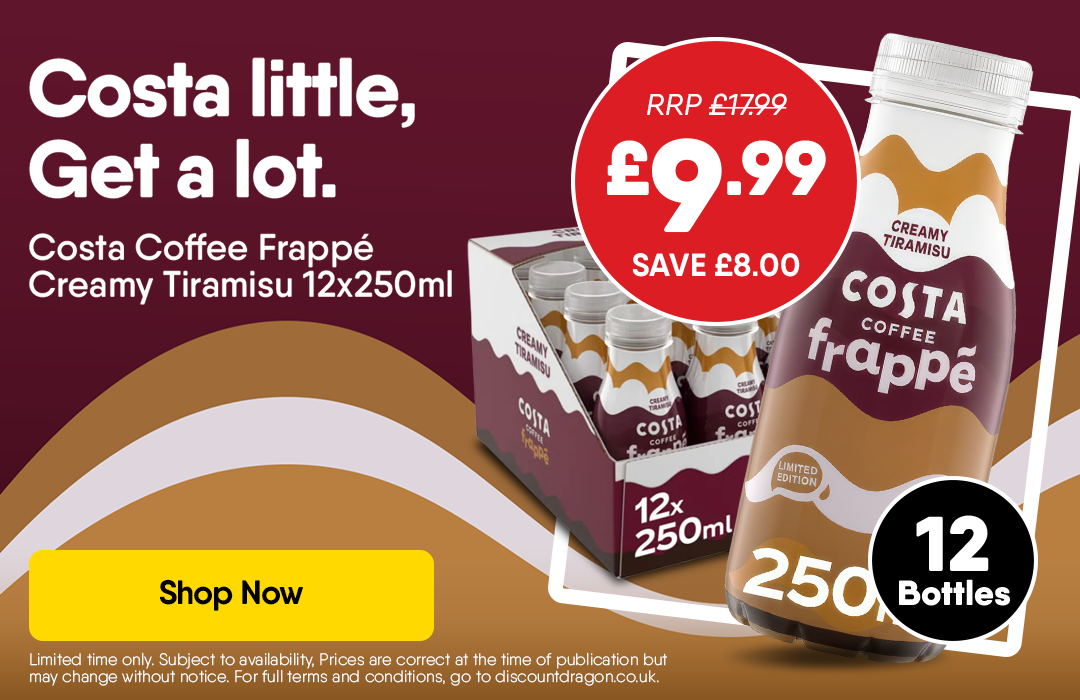 Costa Coffee Frappe's - 12 for £9.99