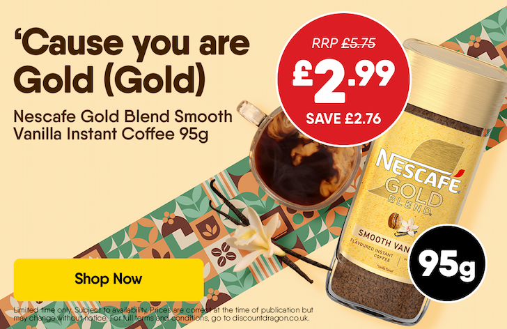 Nescafe Gold Blend Smooth Vanilla Instant Coffee