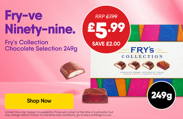 Frys Collection Chocolate Selection Box 249g
