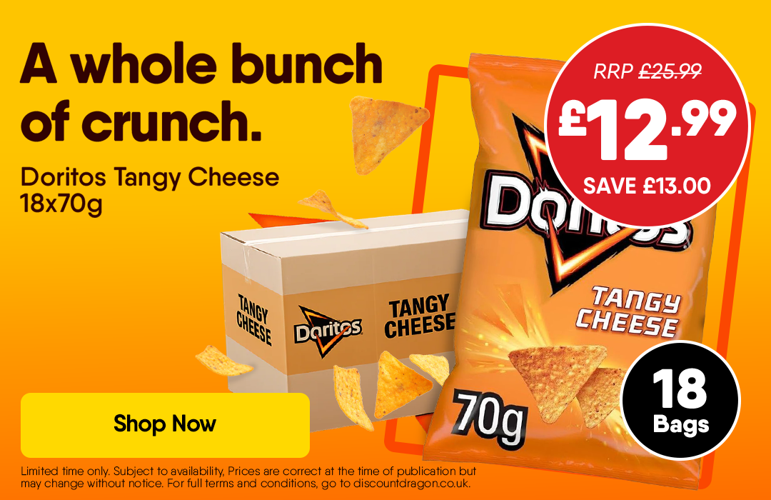 Doritos Tangy Cheese Crisps 18 x 70g