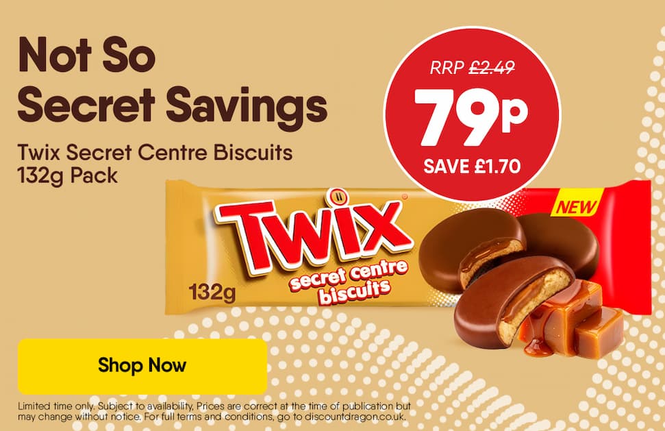 Twix Secret Centre Biscuits