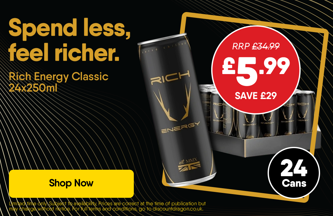 24 Energy Drinks for £24.99