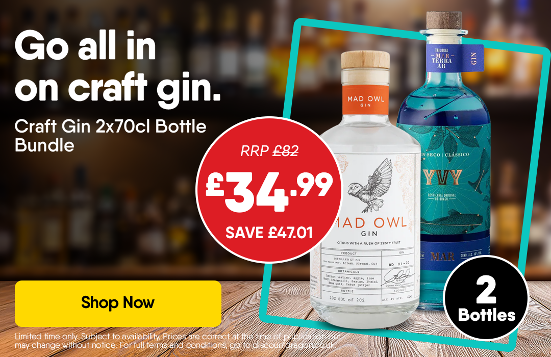 2 bottles of gin for £34.99