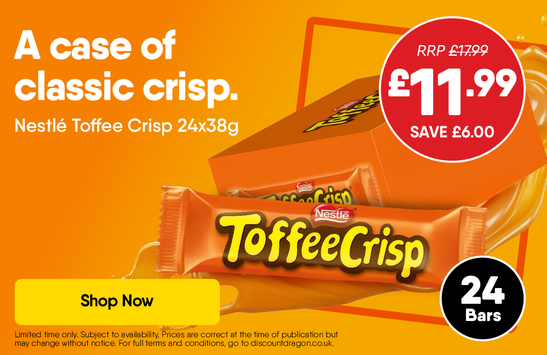 24 Toffee Crisps for £11.99