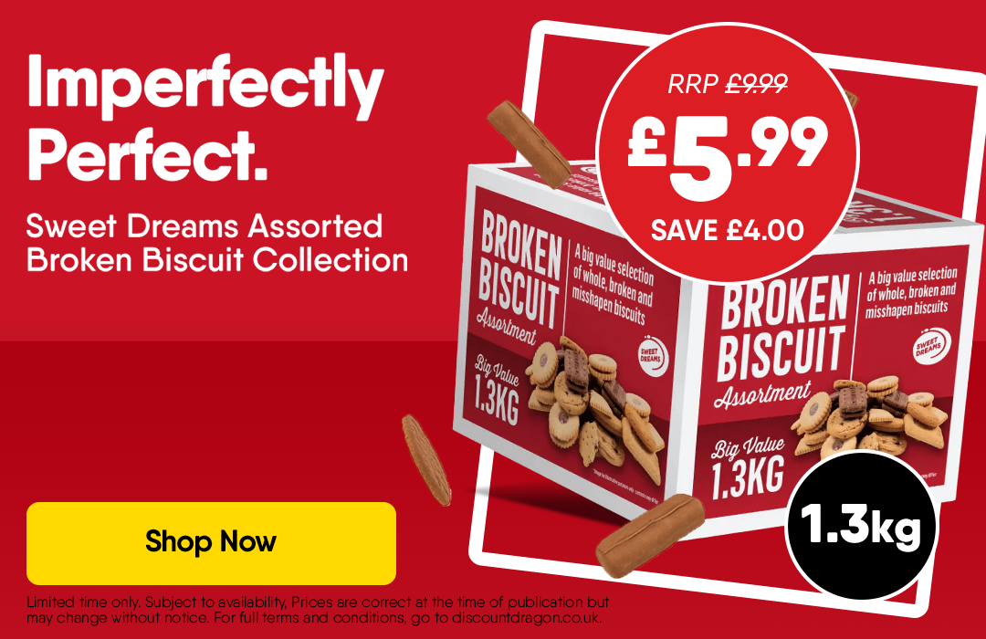 Sweet Dreams Assorted Broken Biscuit Selection 1.3kg Box