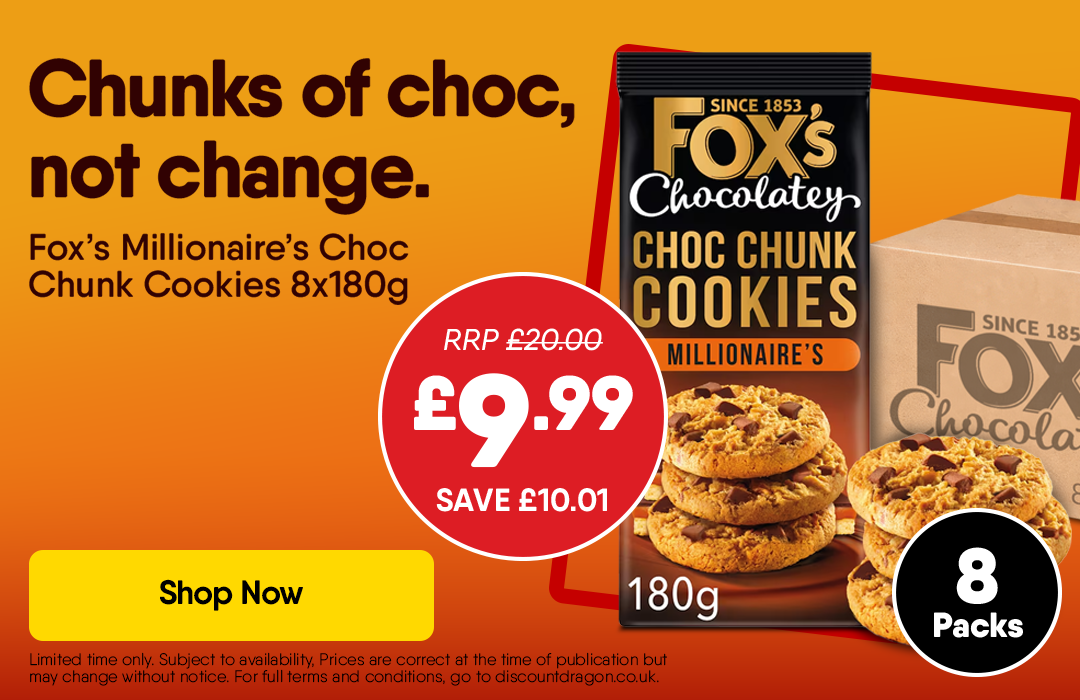 8 x Fox's Millionaire Choc - 9.99
