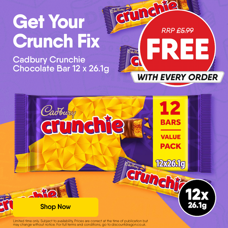 12 x Crunchie - Free
