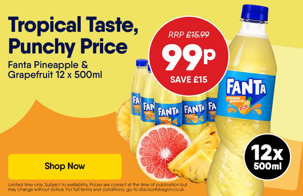 12 x Fanta Pineapple - 99p
