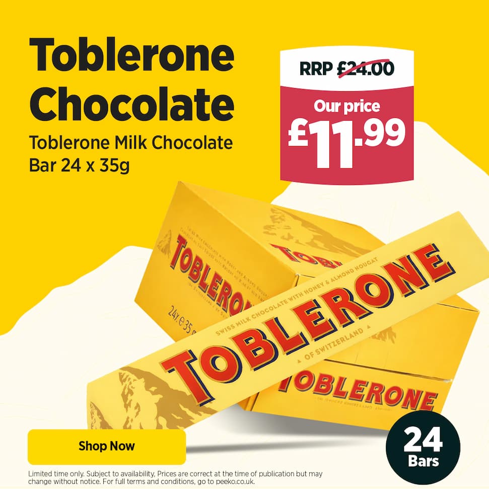 24 Toblerone Bars for £11.99