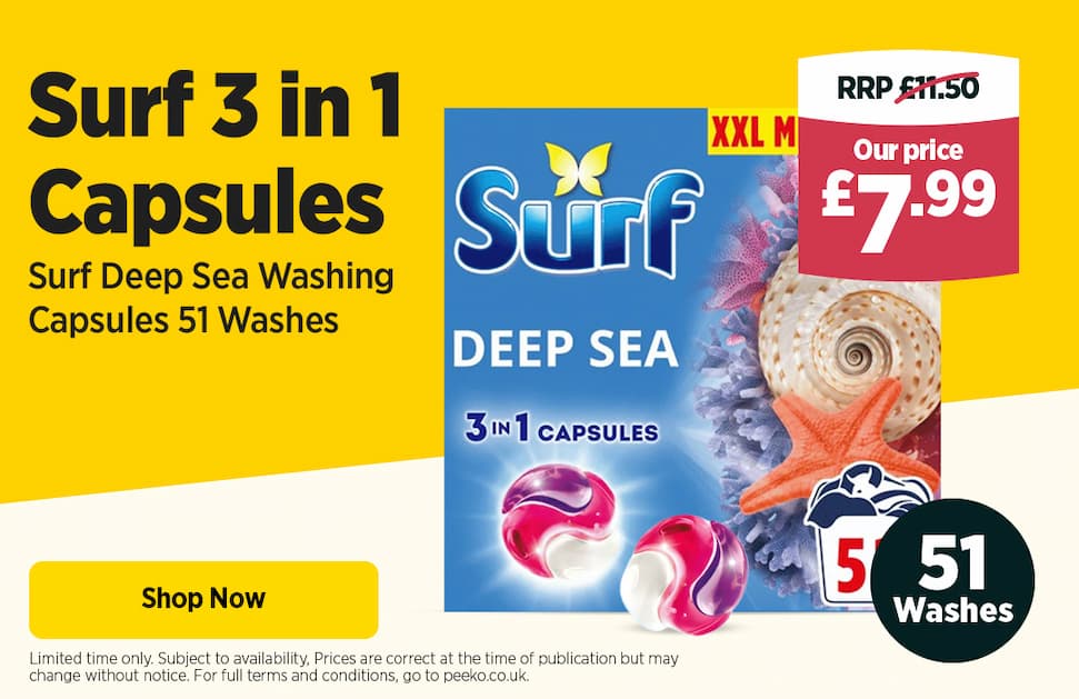 51 Surf Washes for £7.99