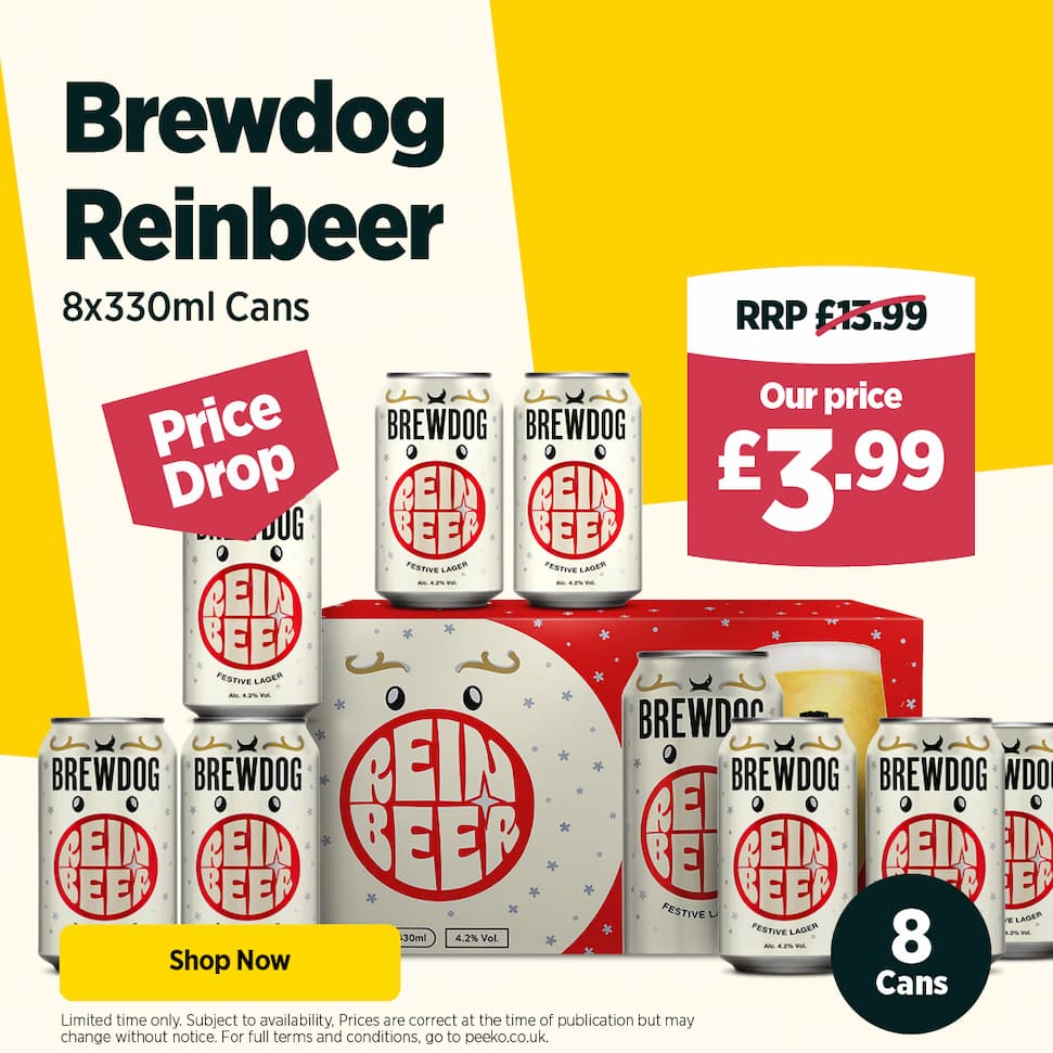 8 cans of Brewdog for £3.99