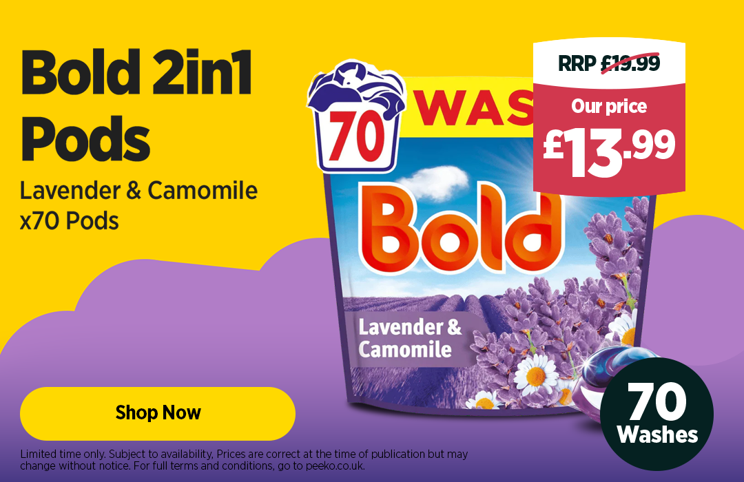 Bold 2in1 Pods Lavender & Camomile 70 Washes