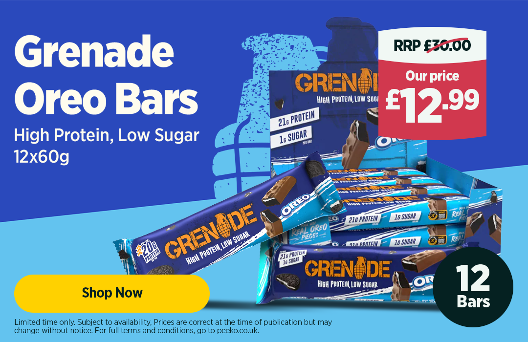 Grenade High Protein Low Sugar Oreo Flavour Bars 12 X 60G