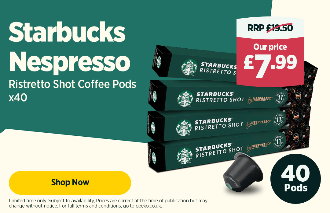 Starbucks Nespresso Ristretto Coffee Pods