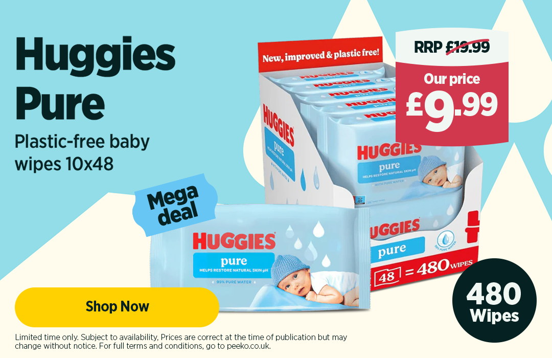 480 Huggies Baby Wipes for £9.99