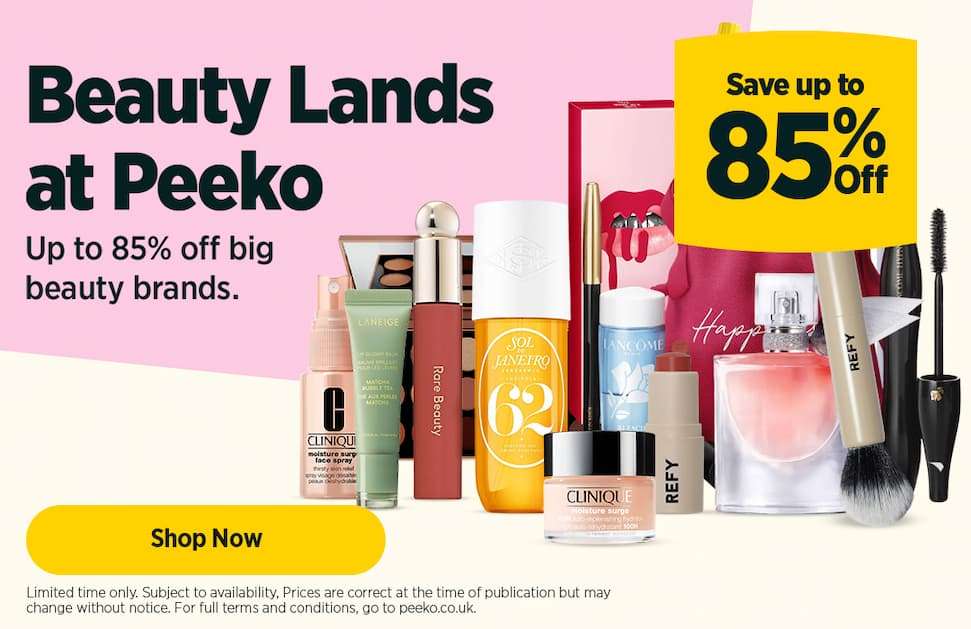 Up to 85% off Beauty Brands