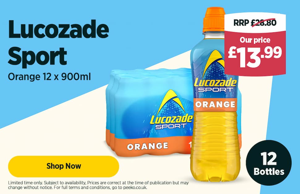 Lucozade Sport Orange 12 x 900ML