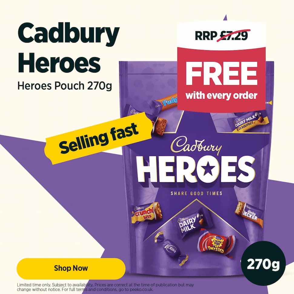 Heros Share Bag free with every order