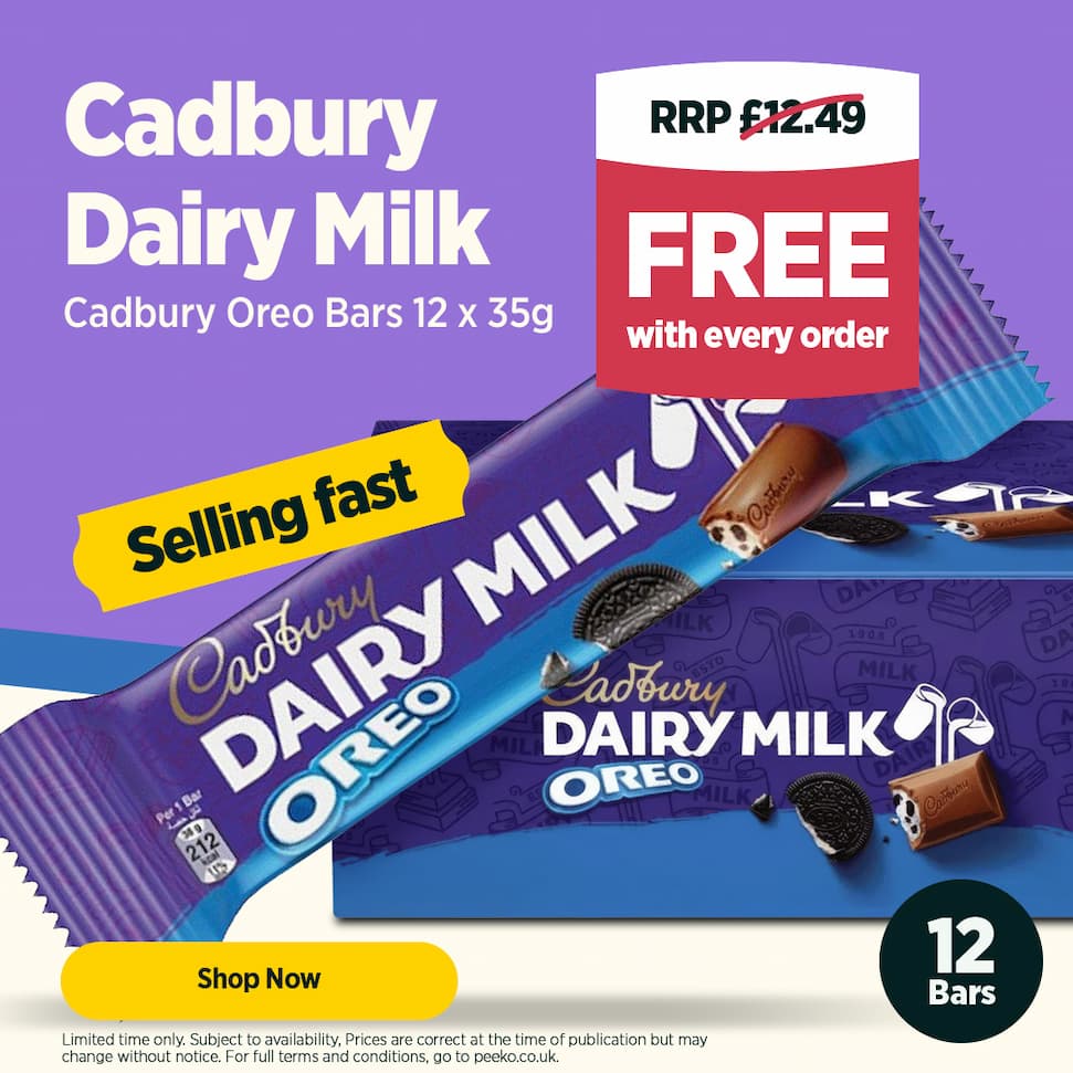 12 Cadbury Oreo Bars for Free