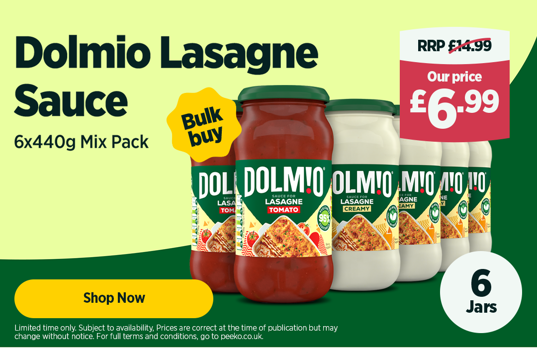Dolmio Lasagne Sauce