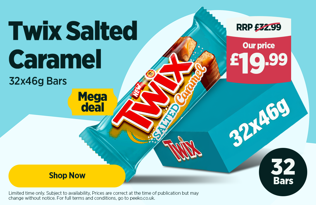 32 x Twix Salted Caramel - 19.99