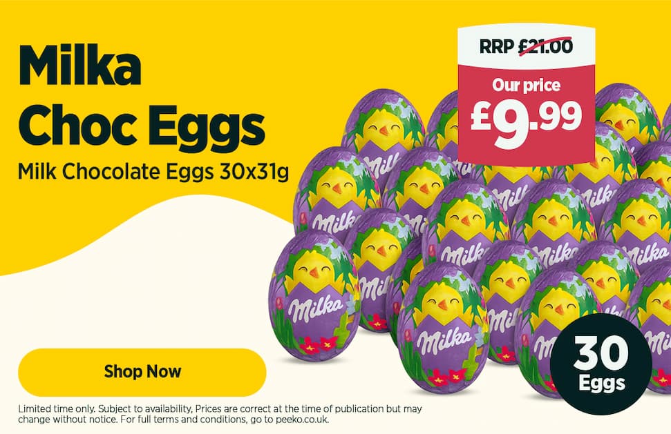 Milka Egg’cellent Alpine Milk Chocolate Eggs