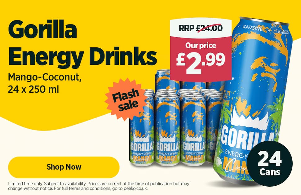 24 x Gorilla Energy Drinks - 2.99
