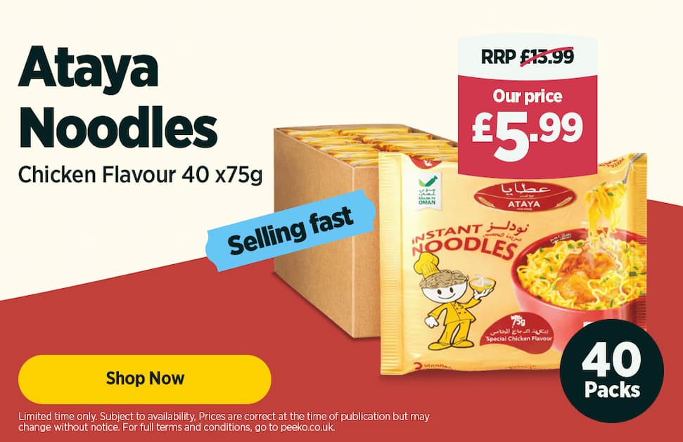 40 x Ataya Noodles - 5.99