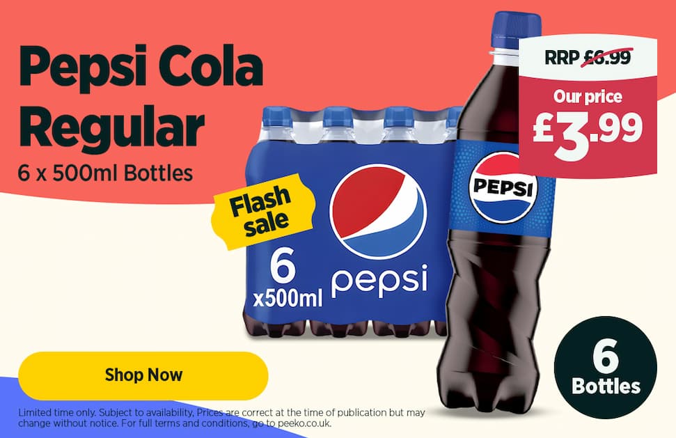 6 x Pepsi 500ml - 3.99