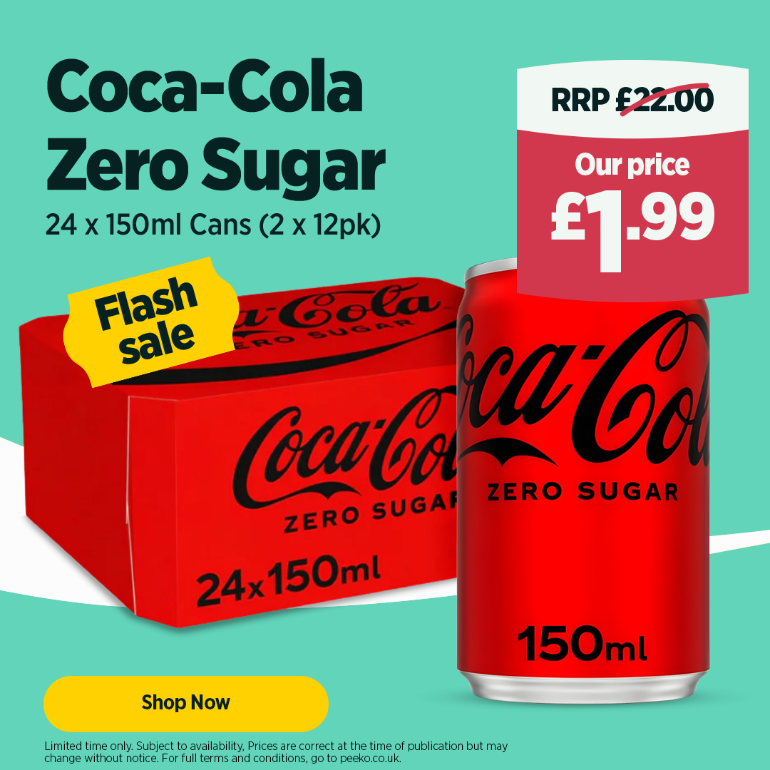 Coca-Cola Zero Sugar 24 x 150ml Cans (2 x 12pk)