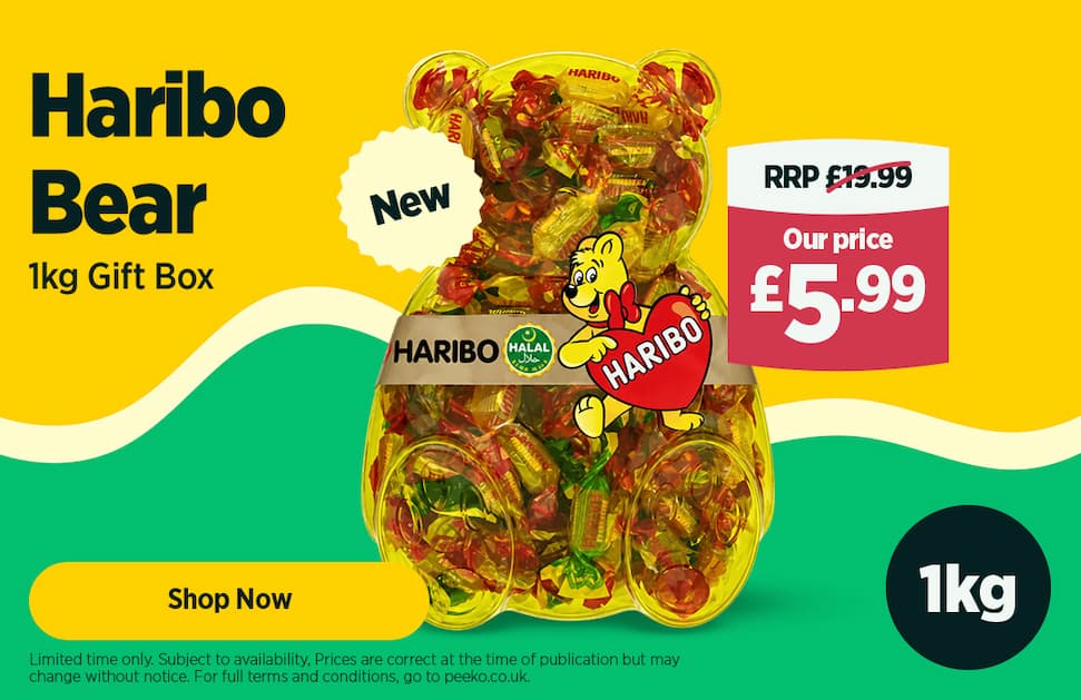 1kg Haribo Bear for £5.99