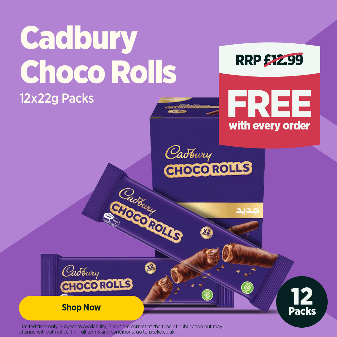 12 Cadbury Choco Rolls for free