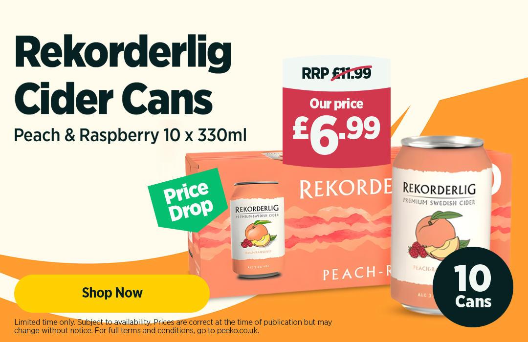 10 cans of Rekorderlig's for £6.99