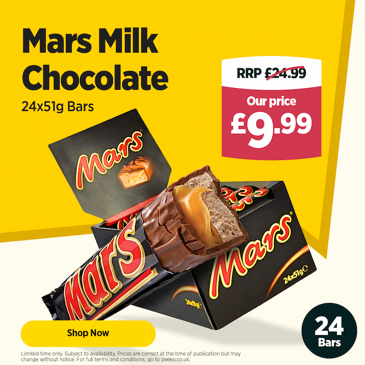 24x Mars Bars for £9.99