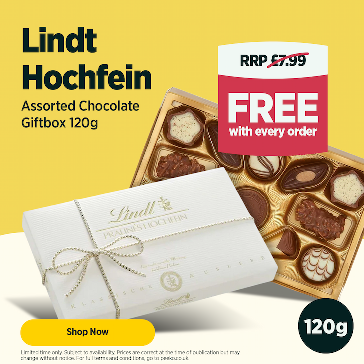 Free Lindt Giftbox with every order