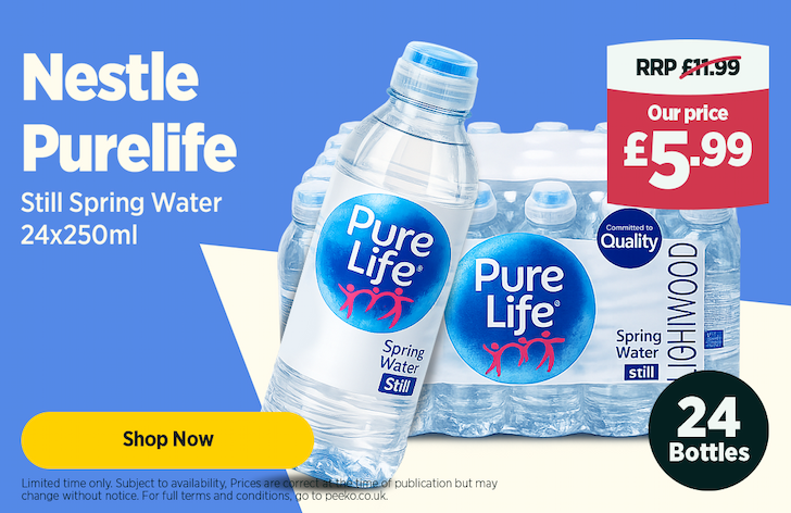 24 Bottles of Nestle Water for £5.99