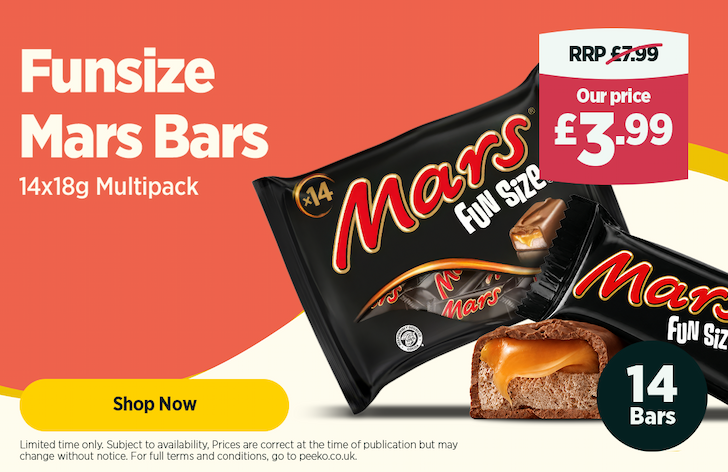 14 Mars Bars for £3.99