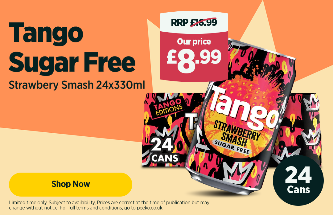 24 cans of Tango for £8.99