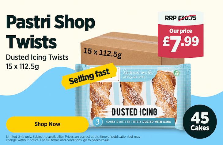 45 Icing Twists for £7.99