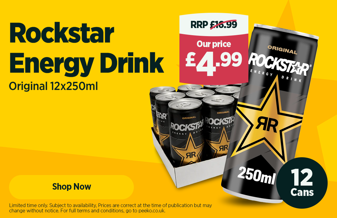Rockstar Original Energy Drink 12 x 250ml