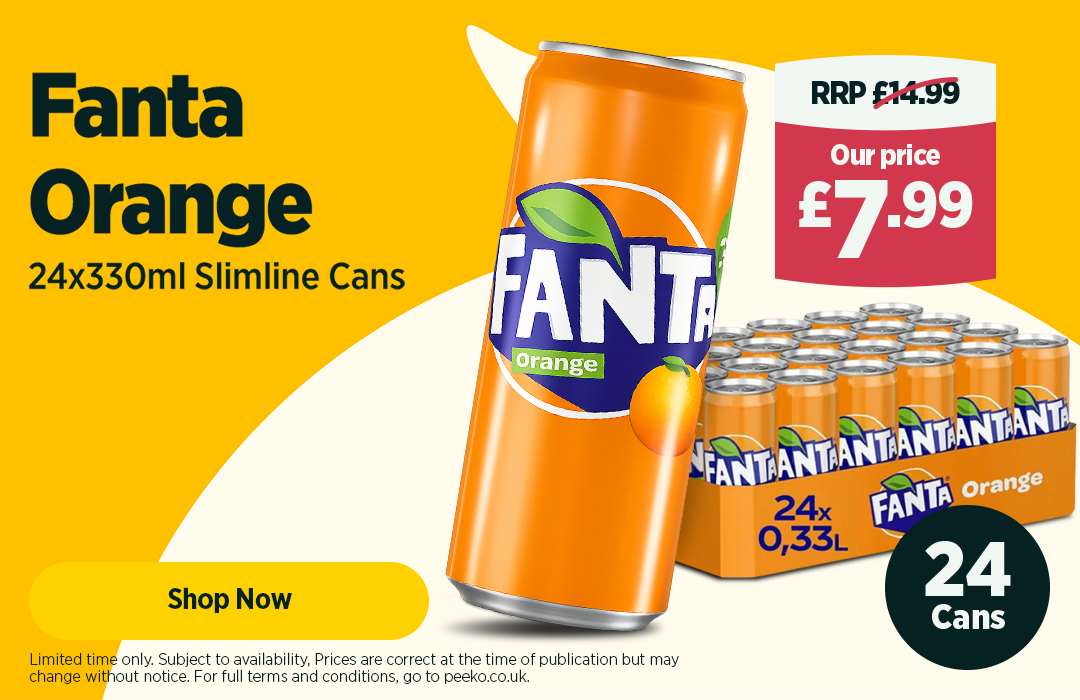 Fanta Orange Irish (Slim Line Can) 24x330ml