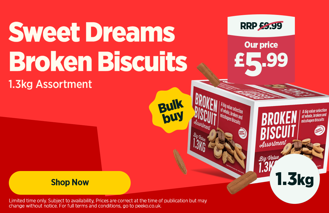 Sweet Dreams Assorted Broken Biscuit Selection 1.3kg Box £5.99