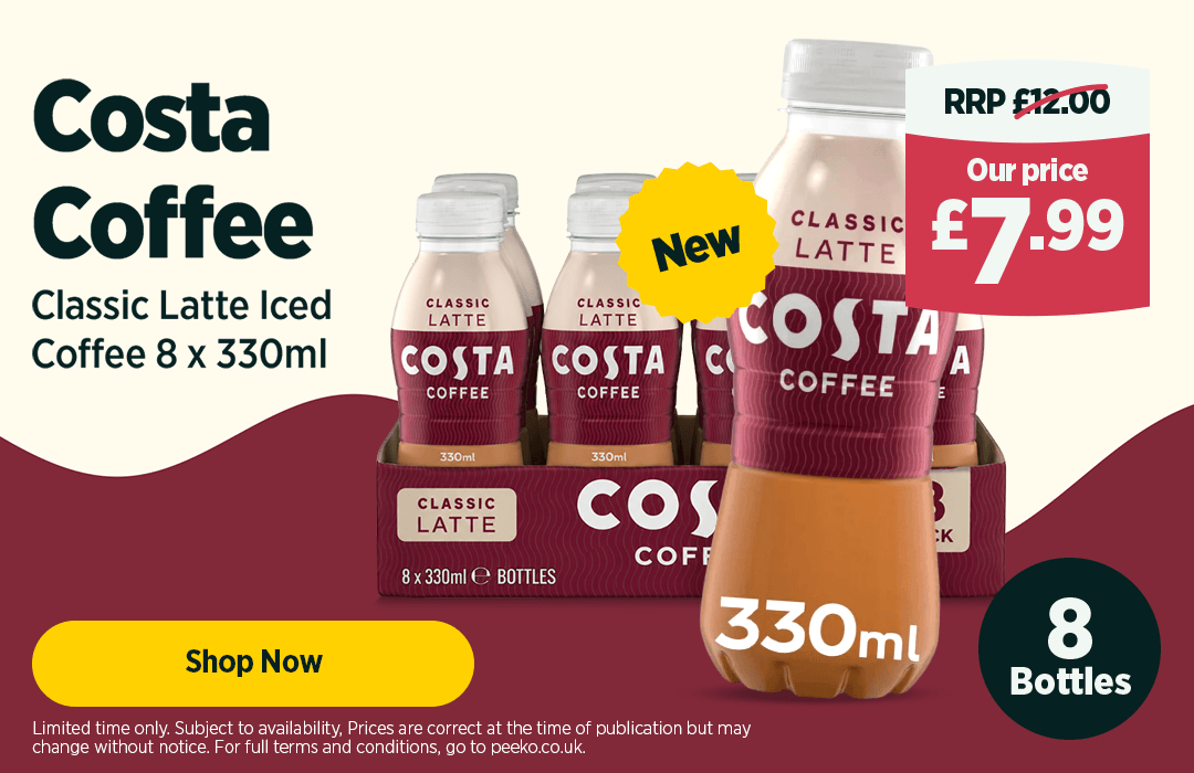 8 Costa Iced Latte's for £7.99