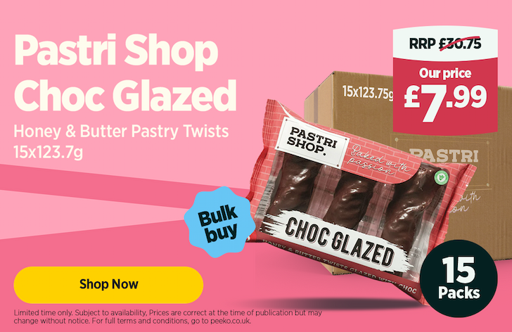 15 Packs of Pastry twists for £7.99