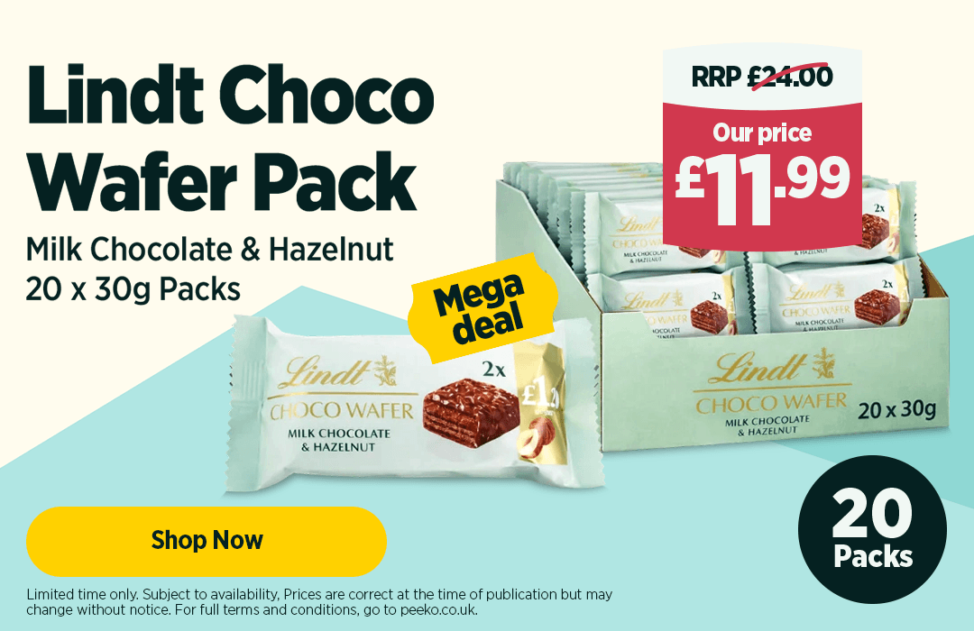 20 packs of Lindt Wafer for £11.99